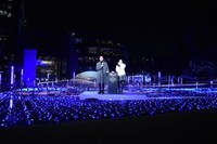 「ミッドタウン・クリスマス 2017」点灯式の様子。