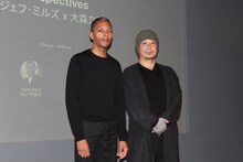 「光」トークイベントの様子。左からジェフ・ミルズ、大森立嗣。