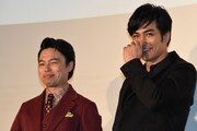 「8年越しの花嫁 奇跡の実話」完成披露試写会の様子。