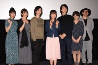 「爪先の宇宙」先行上映舞台挨拶の様子。