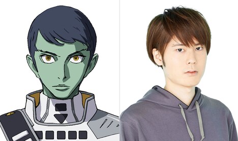 左からミル、内山昂輝。