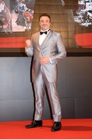 「ジャスティス・リーグ」ジャパンプレミアイベントに出席した、ニコラス・ペタス。