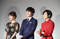 「伊藤くん A to E」完成披露の様子。