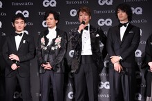左から草なぎ剛、稲垣吾郎、香取慎吾、斎藤工。