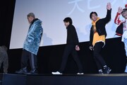 「HiGH&LOW THE MOVIE 3 / FINAL MISSION」大ヒット記念舞台挨拶の様子。