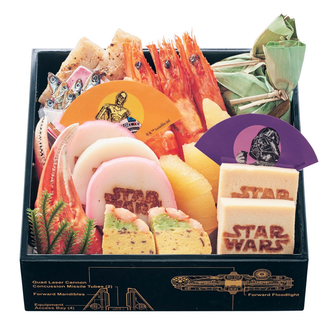 「おせち・スター・ウォーズ・三段重」一の重。