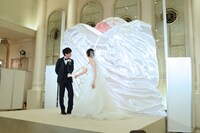 “ハチハナツリー”お披露目の瞬間。