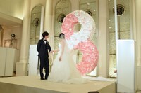 “ハチハナツリー”お披露目の瞬間。