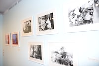 「映画『ムーミン谷とウィンターワンダーランド』公開記念 MOOMIN パペット・アニメーション展」の様子。