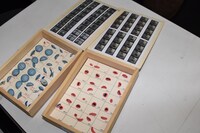 ズッキーニの人形のパーツ。