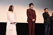 「風の色」完成披露試写会の様子。