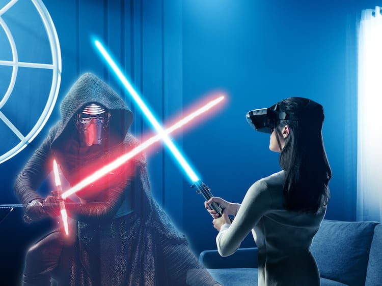 カイロ・レンとバトル！ARテクノロジー用いた「スター・ウォーズ」の 