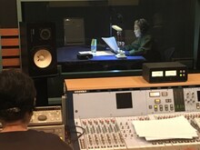 「没後40年 熊谷守一 生きるよろこび」樹木希林による音声ガイドの収録風景。