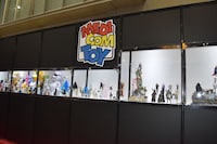 メディコム・トイの展示。