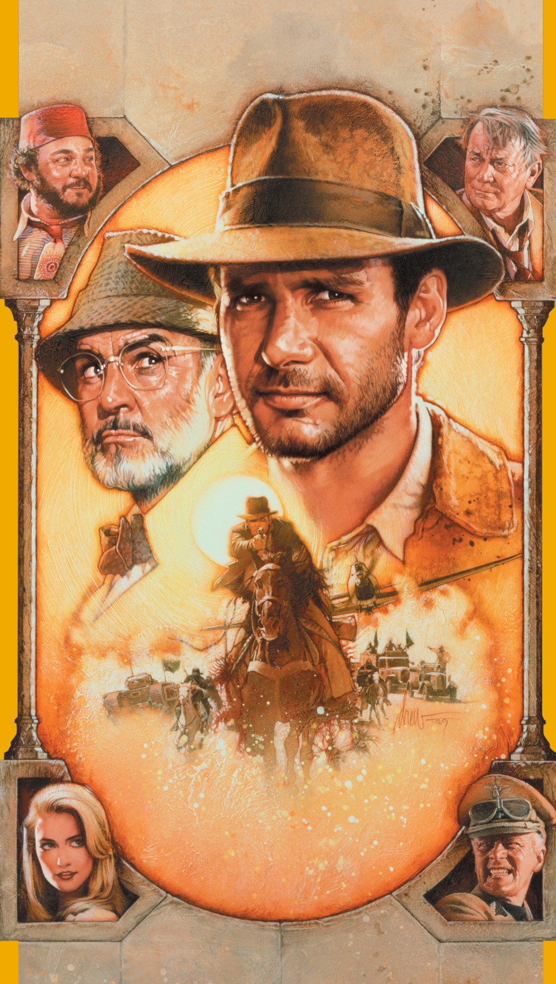 「インディ・ジョーンズ 最後の聖戦」キーアート TM & (c)1989, 2017 Lucasfilm Ltd. All Rights Reserved. Used Under Authorization.