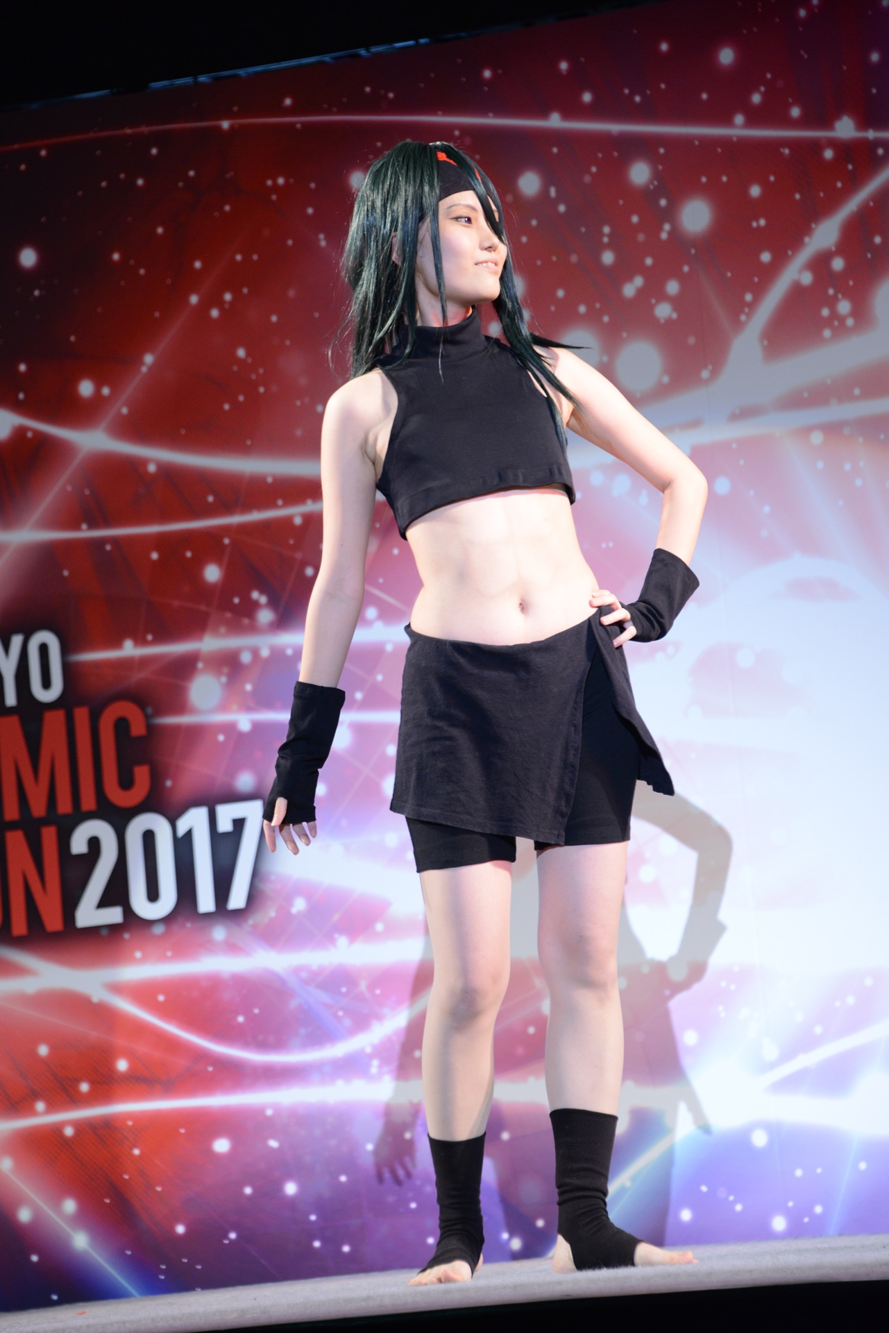 エンヴィーに扮したコスプレイヤー。
