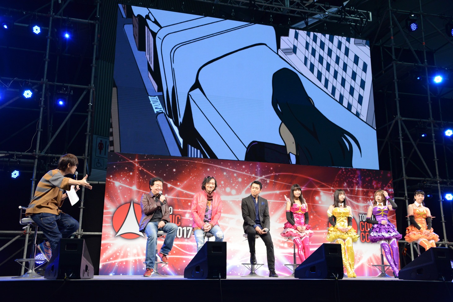 東京コミコンでの「THE REFLECTION」ステージイベントの様子。