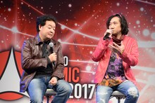 左から長濱博史、三木眞一郎。