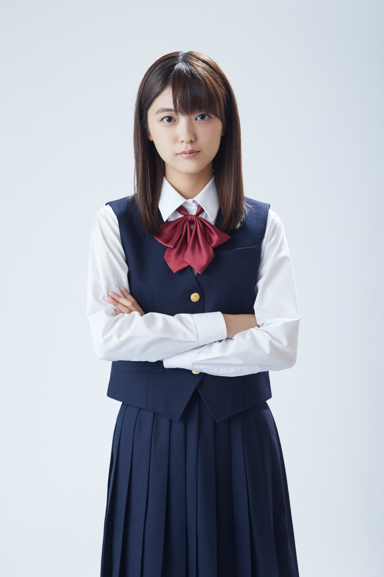 岡橋初瀬役の工藤美桜。