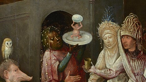 「謎の天才画家 ヒエロニムス・ボス」より、「快楽の園」の一部。