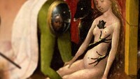 「謎の天才画家 ヒエロニムス・ボス」より、「快楽の園」の一部。