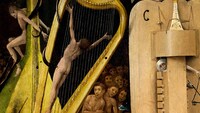 「謎の天才画家 ヒエロニムス・ボス」より、「快楽の園」の一部。