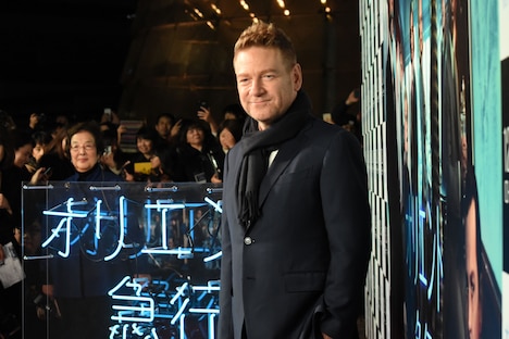 「オリエント急行殺人事件」スペシャルイベントに出席したケネス・ブラナー。