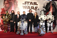 「スター・ウォーズ／最後のジェダイ」レッドカーペットイベントの様子。
