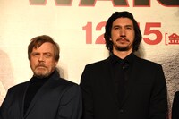 左からマーク・ハミル、アダム・ドライバー。