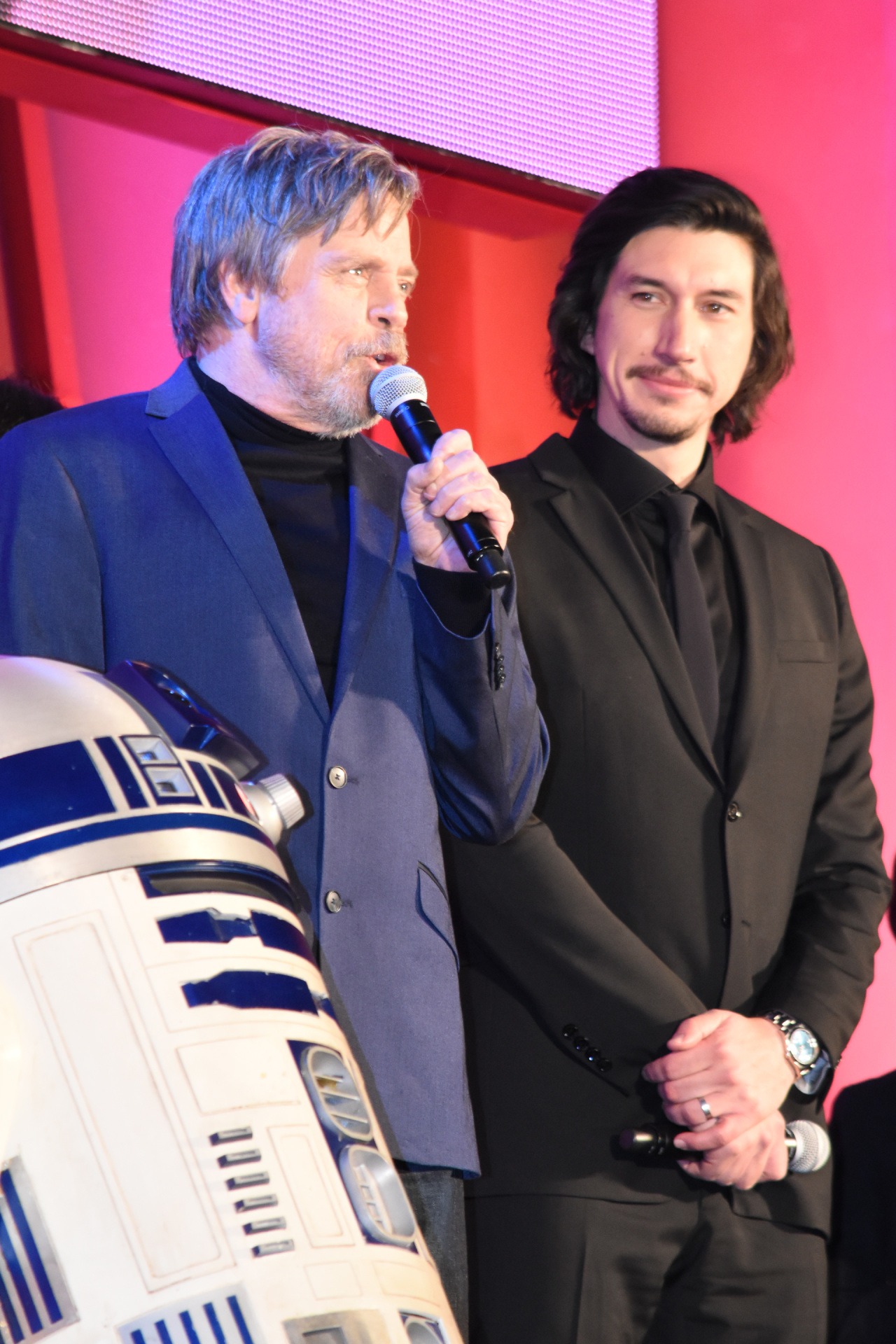 「スター・ウォーズ／最後のジェダイ」レッドカーペットイベントの様子。