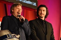 左からマーク・ハミル、アダム・ドライバー。