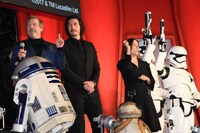 「スター・ウォーズ／最後のジェダイ」レッドカーペットイベントの様子。