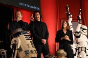 「スター・ウォーズ/最後のジェダイ」レッドカーペットイベントの様子。