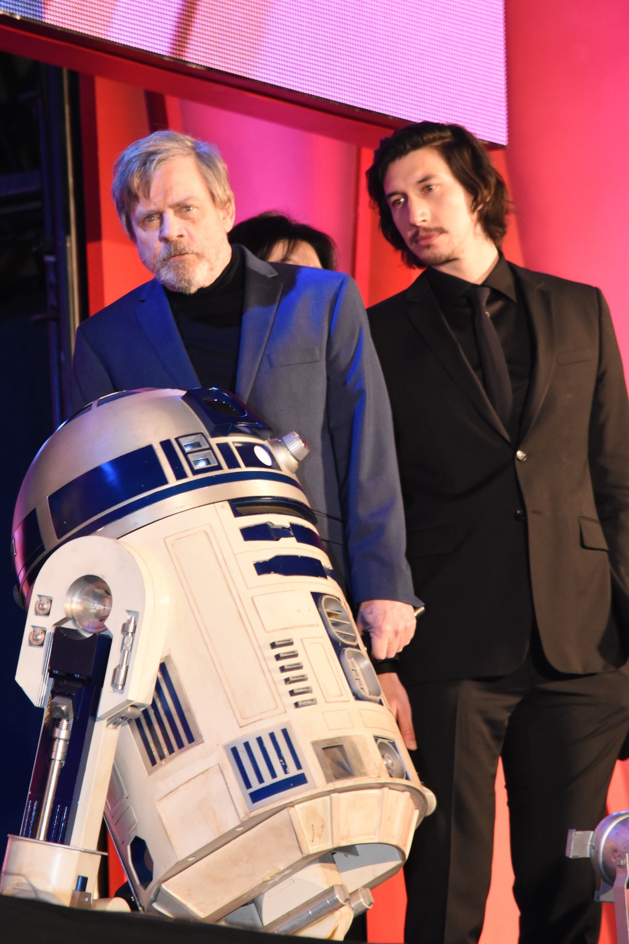 「スター・ウォーズ／最後のジェダイ」レッドカーペットイベントの様子。