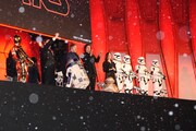 「スター・ウォーズ/最後のジェダイ」レッドカーペットイベントの様子。