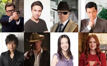 上段左から時計回りに、エグジー、木村昴、ハリー、森田順平、ポピー、田中敦子、テキーラ、中村悠一。