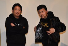 入江悠（左）と小林勇貴（右）。