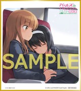 第1～2週目に配布される来場者特典「島田フミカネ描き下ろしミニ色紙（全3種）」。