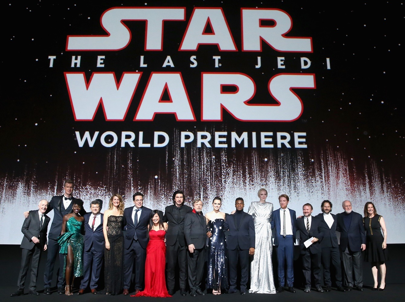 「スター・ウォーズ／最後のジェダイ」ワールドプレミアの様子。