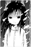 原作マンガ「ミスミソウ」より、野咲春花。