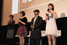 「東映 presents HKT48×48人の映画監督たち」特別先行試写会の様子。