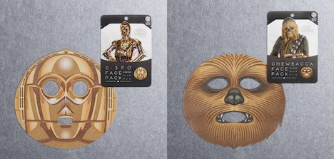 「スター・ウォーズ」シリーズのフェイスパック。