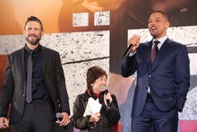 左からデヴィッド・エアー、ウィル・スミス。