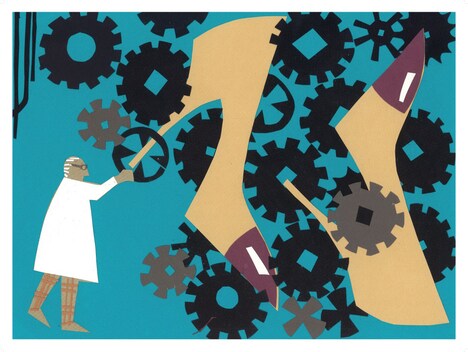 マイケル・ロバーツが描いたイラスト。