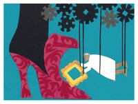 マイケル・ロバーツが描いたイラスト。