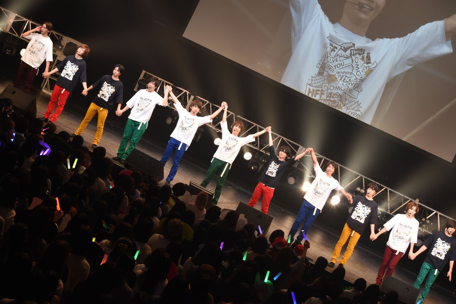 ライブパートの様子。