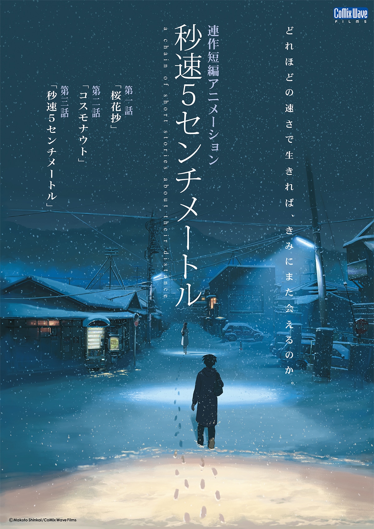 「秒速5センチメートル」ポスタービジュアル (c)Makoto Shinkai / CoMix Wave Films
