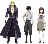 左から一条晴也、緒方凱、緒方さやか。