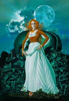 パウリナ「SF アドベンチャー『ドミティア』」1984年 (c)生頼範義