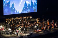 「君の名は。」オーケストラコンサートの様子。